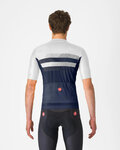 CASTELLI Kurzarm Fahrradtrikot - SIMBOLO - Blau/Weiß