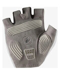 CASTELLI Fingerlose Fahrradhandschuhe - ESPRESSO - Weiß