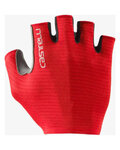 CASTELLI Fingerlose Fahrradhandschuhe - ESPRESSO - Rot