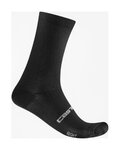 CASTELLI Klassische Fahrradsocken - ESPRESSO 18 - Schwarz