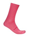 CASTELLI Klassische Fahrradsocken - ESPRESSO 18 - Rosa