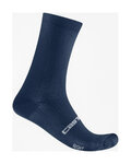 CASTELLI Klassische Fahrradsocken - ESPRESSO 18 - Blau
