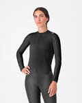 CASTELLI Langarm Fahrradtrikot für den Sommer - ESPRESSO - Schwarz