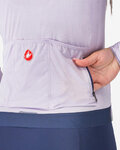 CASTELLI Langarm Fahrradtrikot für den Sommer - ESPRESSO - Lila