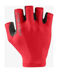 CASTELLI Fingerlose Fahrradhandschuhe - ESPRESSO - Rot