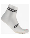 CASTELLI Knöchelhohe Fahrradsocken - ANIMA 7 - Weiß
