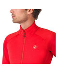 CASTELLI Fahrrad-Thermojacke - COMPETIZIONE - Rot