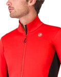 CASTELLI Fahrrad-Thermojacke - ENTRATA 2 - Rot
