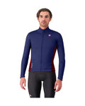 CASTELLI Fahrrad-Thermojacke - ENTRATA 2 - Blau