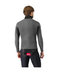 CASTELLI Langarm Fahrrad-Shirt - FLANDERS 2 HIGH NECK - Grau
