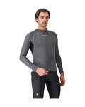 CASTELLI Langarm Fahrrad-Shirt - FLANDERS 2 LONG - Grau