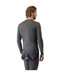 CASTELLI Langarm Fahrrad-Shirt - MEDIO BASE LAYER - Grau