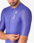 CASTELLI Kurzarm Fahrradtrikot - DRITTONE LOGO - Blau