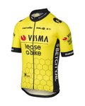 AGU Kurzarm Fahrradtrikot - REPLICA VISMA | LEASE A BIKE 2024 - Gelb/Schwarz