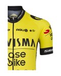 AGU Kurzarm Fahrradtrikot - REPLICA VISMA | LEASE A BIKE W 2024 - Gelb/Schwarz