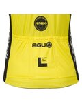 AGU Kurzarm Fahrradtrikot - REPLICA VISMA | LEASE A BIKE W 2024 - Gelb/Schwarz