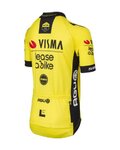AGU Kurzarm Fahrradtrikot - REPLICA VISMA | LEASE A BIKE K 2024 - Gelb/Schwarz