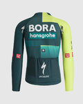 SPORTFUL Langarm Fahrradtrikot für den Winter - BORA 2024 - Grün/Hellgrün