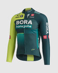 SPORTFUL Langarm Fahrradtrikot für den Winter - BORA 2024 - Grün/Hellgrün