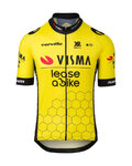 RAPIDGEAR Kurzarm Fahrradtrikot - REPLICA VISMA 2025 - Gelb