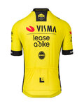 RAPIDGEAR Kurzarm Fahrradtrikot - REPLICA VISMA 2025 - Gelb