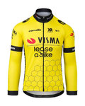 RAPIDGEAR Langarm Fahrradtrikot für den Sommer - REPLICA VISMA 2025 - Gelb