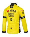 RAPIDGEAR Langarm Fahrradtrikot für den Sommer - REPLICA VISMA 2025 - Gelb