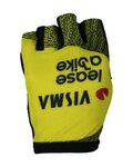RAPIDGEAR Fingerlose Fahrradhandschuhe - VISMA TDF25 REPLICA GLOVES - Gelb/Schwarz