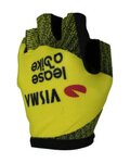 RAPIDGEAR Fingerlose Fahrradhandschuhe - VISMA TDF25 REPLICA GLOVES - Gelb/Schwarz