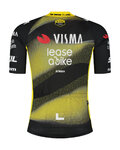 RAPIDGEAR Kurzarm Fahrradtrikot - VISMA TDF25 REPLICA JERSEY - Gelb/Schwarz