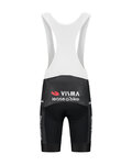 RAPIDGEAR Kurze Fahrradhose mit Trägern - VISMA TDF25 REPLICA BIBSHORT - Schwarz