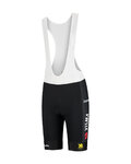 RAPIDGEAR Kurze Fahrradhose mit Trägern - VISMA TDF25 REPLICA BIBSHORT - Schwarz
