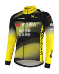 RAPIDGEAR Langarm Fahrradtrikot für den Sommer - VISMA TDF25 REPLICA JERSEY - Gelb/Schwarz
