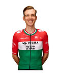 RAPIDGEAR Kurzarm Fahrradtrikot - REPLICA VISMA HUNGARIAN CHAMP 2025 - Rot/Weiß/Grün