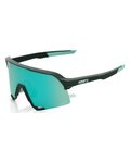 100% SPEEDLAB Fahrradsonnenbrille - S3 - Schwarz/Türkis