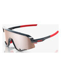 100% SPEEDLAB Fahrradsonnenbrille - SLENDALE - Anthrazit/Rot