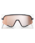 100% SPEEDLAB Fahrradsonnenbrille - SLENDALE - Anthrazit/Rot