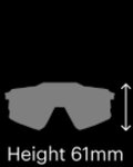 100% SPEEDLAB Fahrradsonnenbrille - SLENDALE - Grau/Schwarz