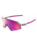 100% SPEEDLAB Fahrradsonnenbrille - SLENDALE SL - Transparent/Grau