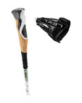 LEKI Stöcke - CROSS HIKE CARBON 100-135 cm - Grün/Schwarz