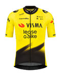 RAPIDGEAR Kurzarm Fahrradtrikot - REPLICA VISMA 2026 - Gelb/Schwarz
