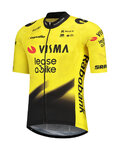 RAPIDGEAR Kurzarm Fahrradtrikot - REPLICA VISMA 2026 - Gelb/Schwarz