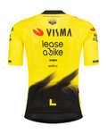 RAPIDGEAR Kurzarm Fahrradtrikot - REPLICA VISMA 2026 - Gelb/Schwarz