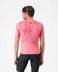 CASTELLI Kurzarm Fahrradtrikot - GIRO 108 COMPETIZIONE 3 - Rosa