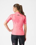 CASTELLI Kurzarm Fahrradtrikot - GIRO 108 COMPETIZIONE 3 W - Rosa