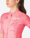 CASTELLI Kurzarm Fahrradtrikot - GIRO 108 COMPETIZIONE 3 W - Rosa