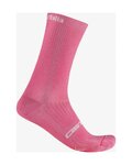 CASTELLI Klassische Fahrradsocken - GIRO D'ITALIA 18 - Rosa