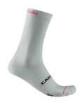 CASTELLI Klassische Fahrradsocken - GIRO LOGO 18 - Weiß