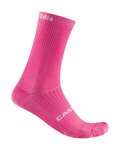 CASTELLI Klassische Fahrradsocken - GIRO LOGO 18 - Rosa