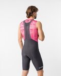 CASTELLI Kurze Fahrradhose mit Trägern - GIRO TROFEO 2 - Grau